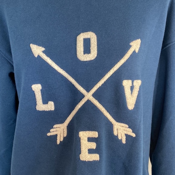 Green Tea Fleece Lined Comfy high low Sweatshirt - Picture 5 of 5